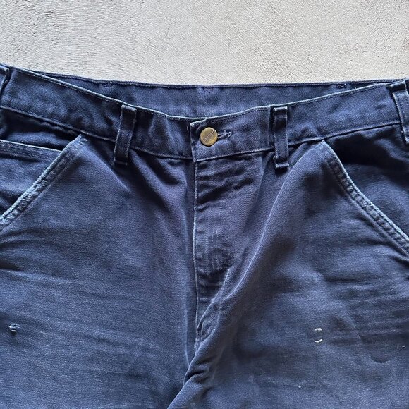 carhartt distressed faded single knee cargo pants - Picture 7 of 8